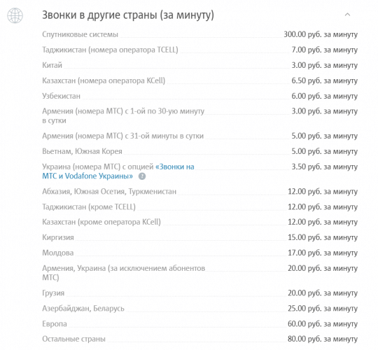 Тарифные планы операторов сотовой связи россии сравнение