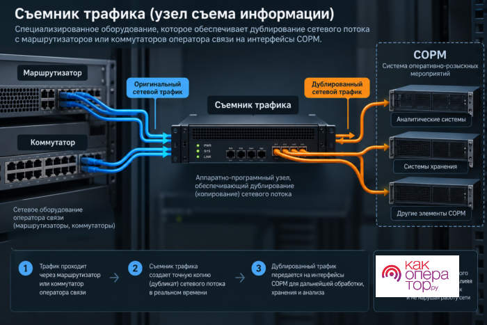 Сравнительный анализ архитектур съемников трафика для корпоративных и ведомственных сетей связи