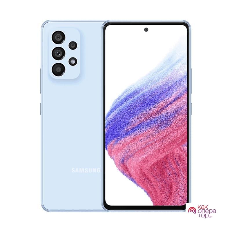Купить Смартфон Samsung Galaxy A53 6.5″ 128Gb, голубой : фото, описания, характеристики | Фирменный магазин Samsung в Санкт-Петербурге